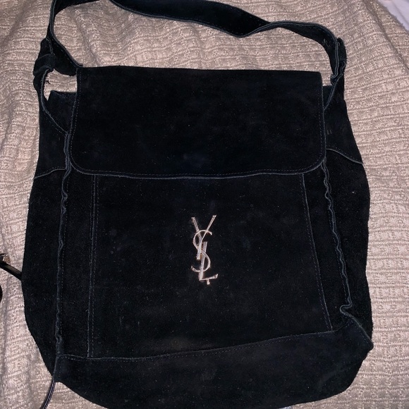 Yves Saint Laurent Handbags - YSL suede shoulder bag
